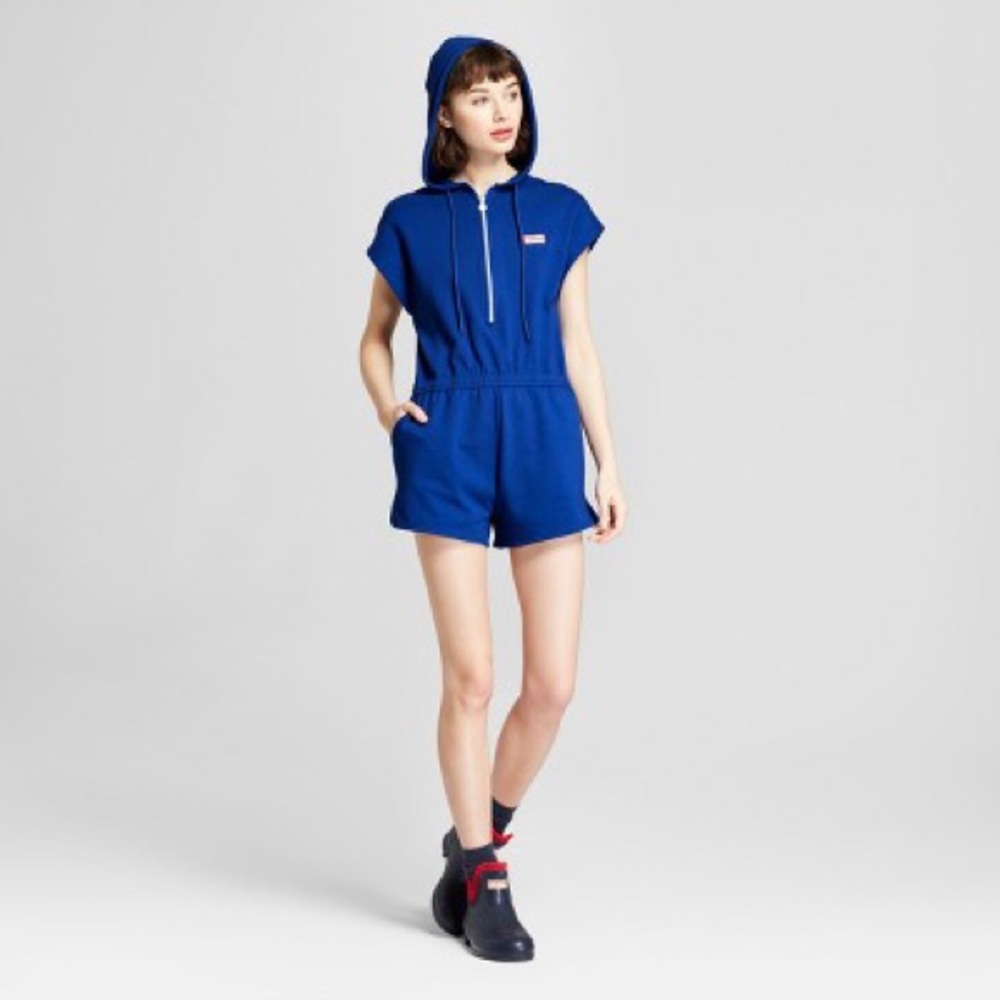 Hunter/Target Hooded Short Sleeve Romper NWT.
